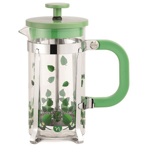 Neavita Tisaniera A Stantuffo Menta In Vetro Borosilicato 350ml