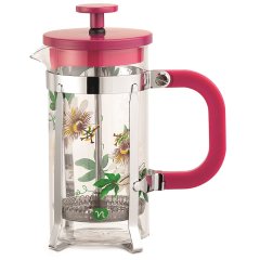 neavita tisaniera a stantuffo passiflora in vetro borosilicato 350ml