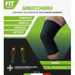 fit therapy ginocchiera nero m