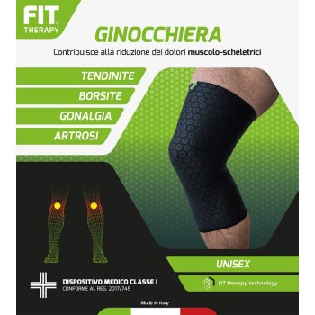 fit therapy ginocchiera nero l
