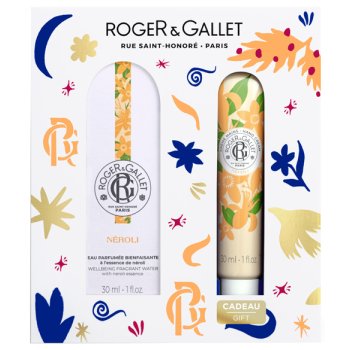 roger&gallet - cofanetto regalo set natale neroli con acqua profumata 30ml + crema mani di benessere 30ml