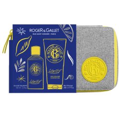 roger&gallet - cofanetto regalo trousse natale uomo cologne twist con acqua di colonia 100ml + gel doccia 200ml + beauty case in regalo