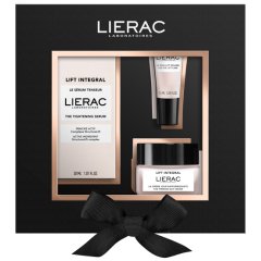 lierac lift integral cofanetto idea regalo set natale - siero viso tensore 30ml + crema giorno rassodante 20ml + contorno occhi liftante 7,5ml