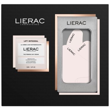 lierac lift integral cofanetto idea regalo set natale - crema giorno rassodante 50ml + patch viso riutilizzabili