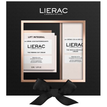 lierac lift integral cofanetto idea regalo set natale - crema giorno rassodante 50ml + crema collo e décolleté 50ml