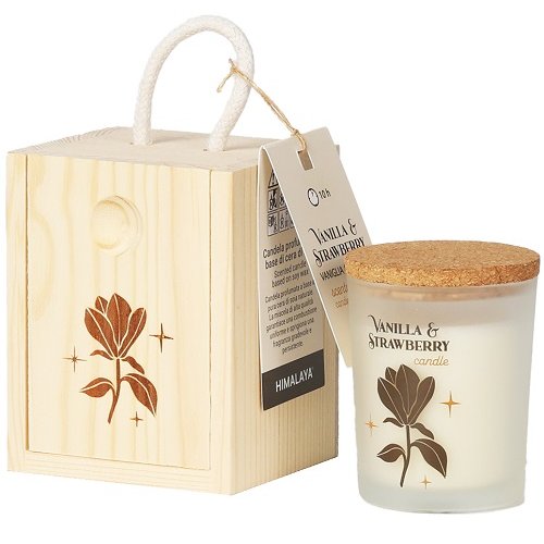 HIMALAYA CANDLE BOX LEGNO FIOR