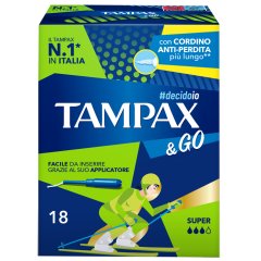 tampax &go super 18pz