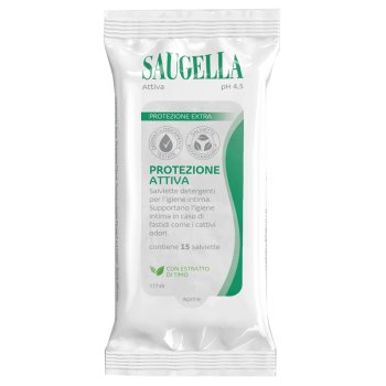 saugella attiva salviettine15p