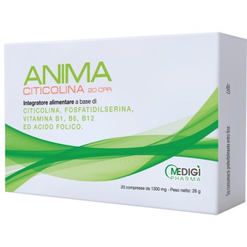 anima citicolina 20 cpr 1300mg