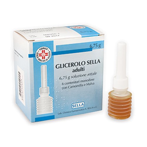 Glicerolo Adulti 6 Microclismi Con Camomilla E Malva Da 6,75g - Sella 