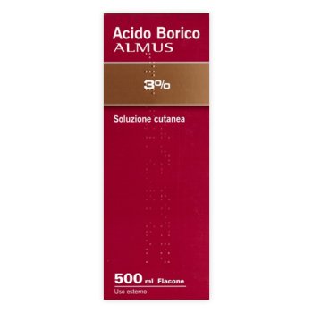 acido borico almus 3% 500 ml