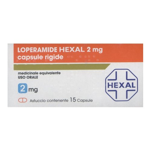 Loperamide 2mg 15 Capsule Hexal