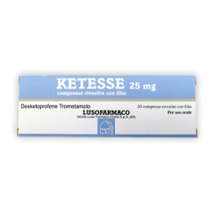 ketesse 20 cpr 25mg