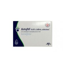 Ketoftil Collirio 25 Flaconcini Monodose 0,5ml 0,5mg/ml