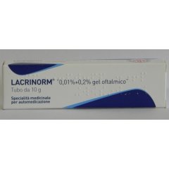 lacrinorm gel oftalmico 10g 0,01%