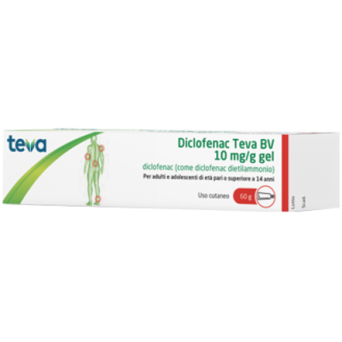 Diclofenac 1% Gel 60g - Teva