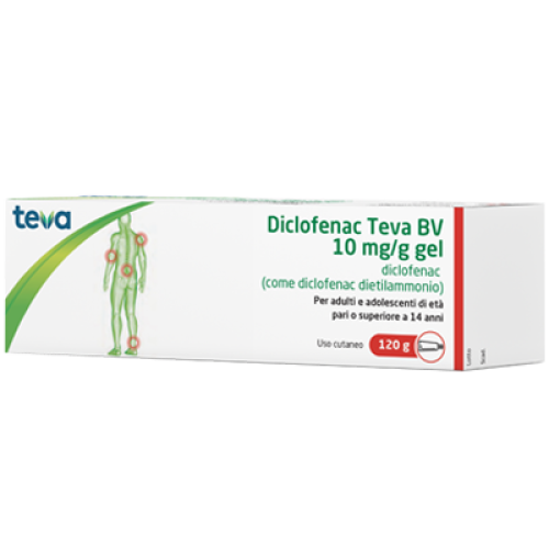 Diclofenac 1% Gel 120g - Teva