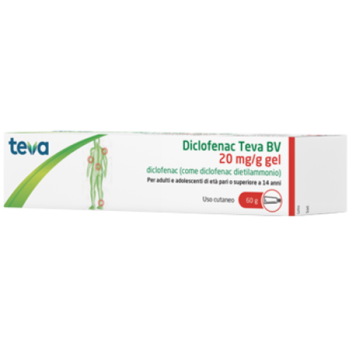 Diclofenac 2% Gel 60g - Teva