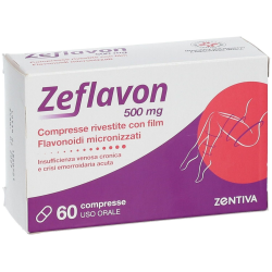 Zeflavon 500 mg | Supporto venoso | 60 compresse