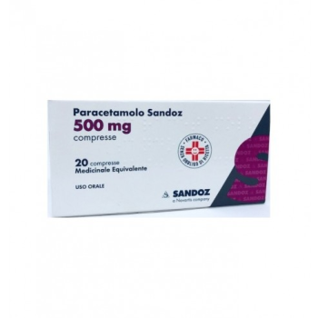 paracetamolo  500mg 20cpr sdz