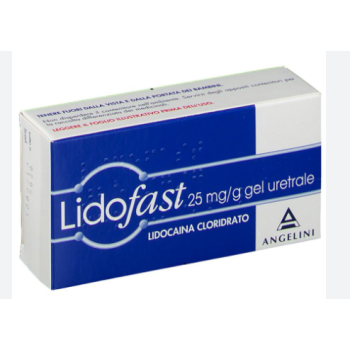 lidofast*gel uretrale 2,5% 15g