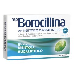 neoborocillina antisettico orofaringeo 16 pastiglie mentolo eucaliptolo