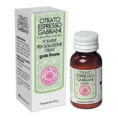 citrato espresso gabbiani limone 43g