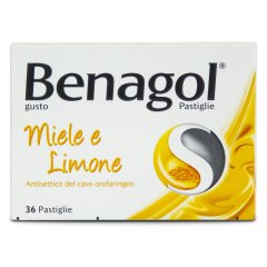 benagol 36 pastiglie miele limone