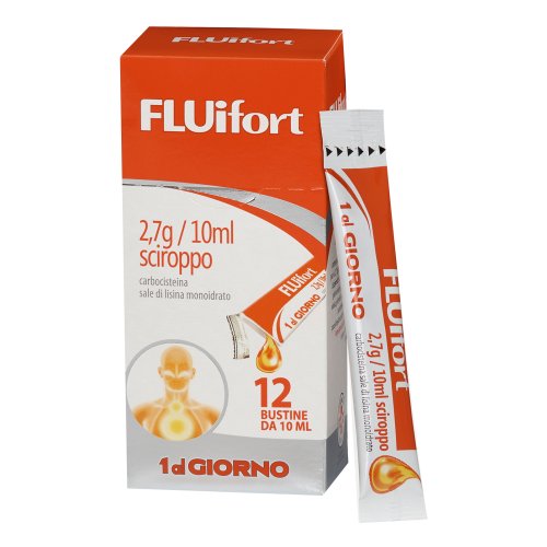 Fluifort Sciroppo 12 Bustine 2,7g/10ml