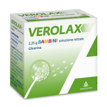 verolax bambini 6 microclismi rettali perette di glicerina 2,25g