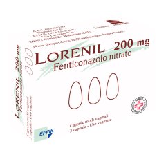 lorenil 3 capsule molli vaginali 200mg