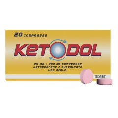 ketodol 20 compresse 25mg + 200mg rilascio modificato