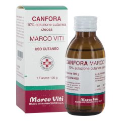 canfora 10% soluzione oleosa 100g viti