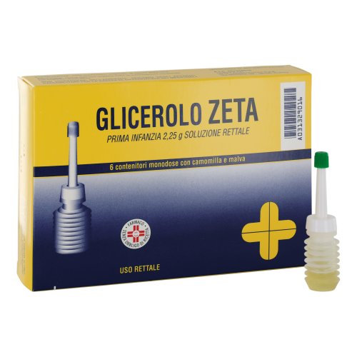 Glicerolo Prima Infanzia 6 Microclismi Con Camomilla e Malva 2,25g - Zeta 