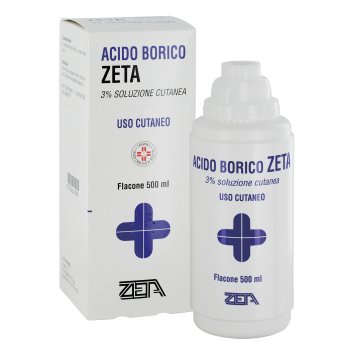 zeta acido borico 3% 500ml