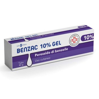 benzac gel 10% 40g  - galderma italia spa