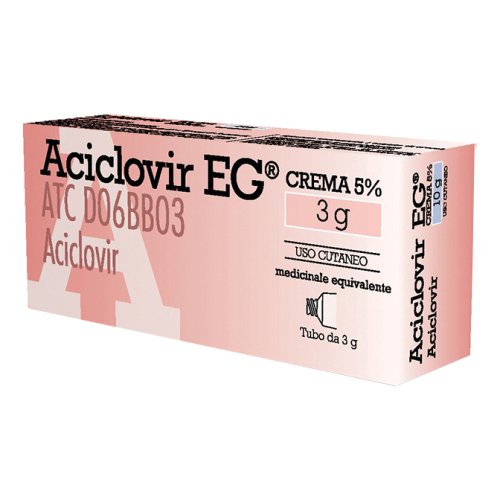 Aciclovir Eg Crema 3g 5%