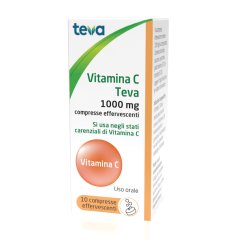 vitamina c teva 1g 10 cpr eff.