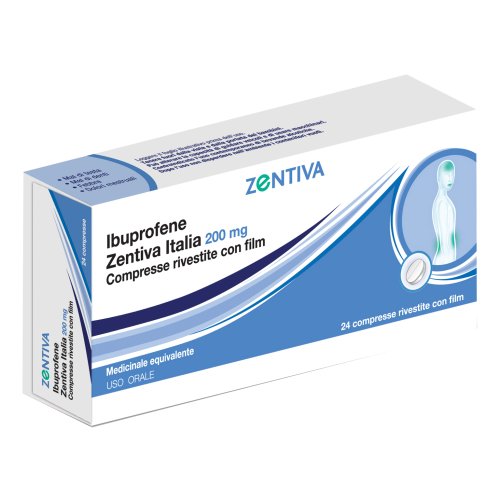 Ibuprofene Zent It*24cpr 200mg