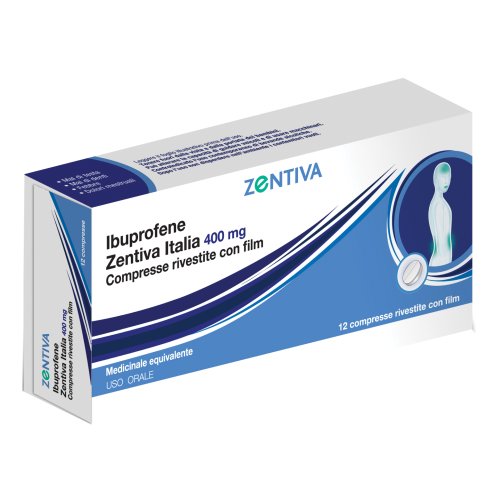 Ibuprofene Zent It*12cpr 400mg