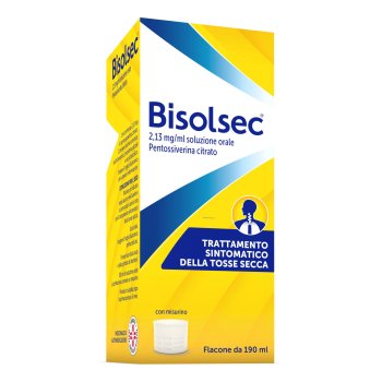 bisolsec sedativo tosse secca sciroppo 190ml 