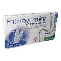 Enterogermina 2 Miliardi 10 Flaconcini Orali 5ml - Gmm Farma Srl