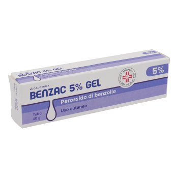 benzac gel 5% 40g - gmm farma srl