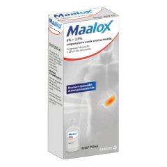 maalox sospensione orale 4 + 3,5% 250ml - farmed srl