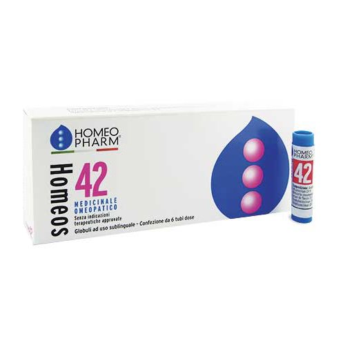 Homeos 42 Globuli 6 Tubi Monodose - Cemon Srl