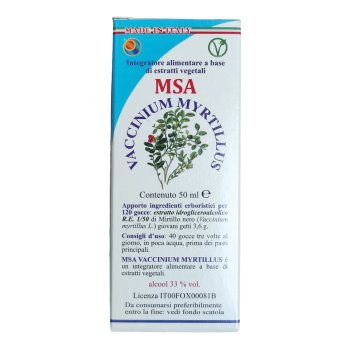 msa vaccinium myrtil 50ml
