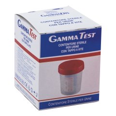 contenitore sterile per analisi delle urine gammatest tappo a vite 150ml - gammadis