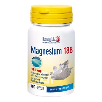 magnesium 100cpr 188mg long life