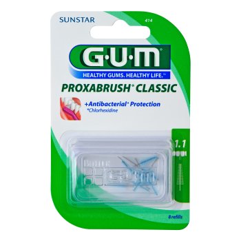 gum proxabrush classic 414 scovolino 1,1 8 pezzi