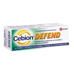 Cebion Defend Vitamina C Zinco Ed Echinacea 12 Compresse Effervescenti
